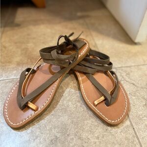 Elegant Tan Leather Sandals